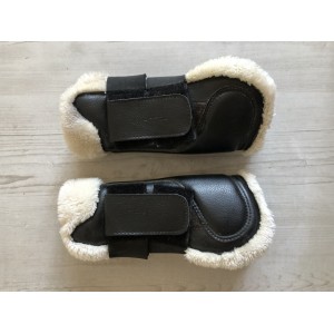 Guêtres mouton cuir taille cheval