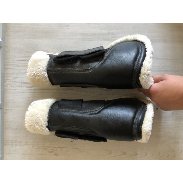 Guêtres mouton cuir taille cheval