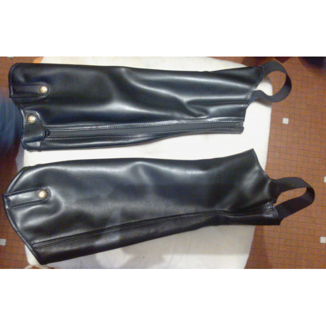 Mini-chaps C.S.O. cuir Stretch - Adulte