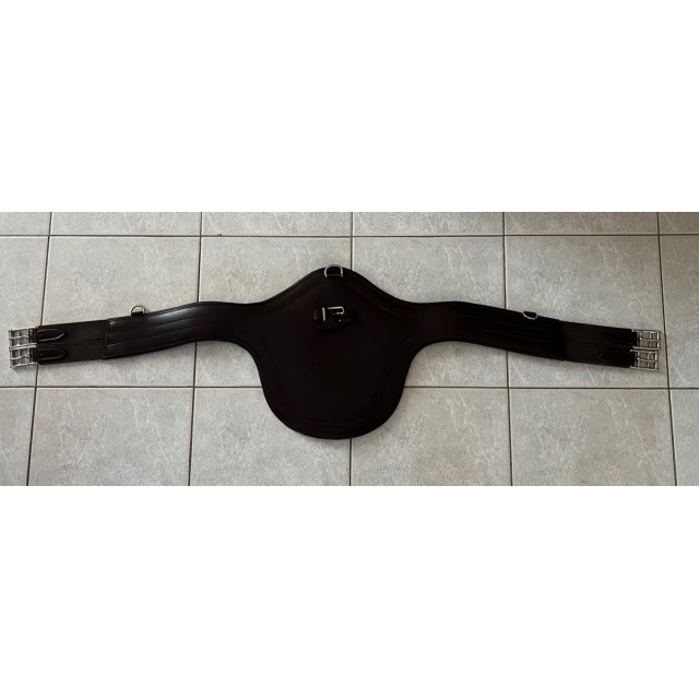 Sangle bavette equitation de la marque italienne EQUIPE  125 cm marron