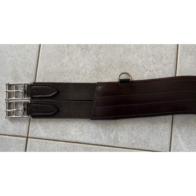 Sangle bavette equitation de la marque italienne EQUIPE  125 cm marron