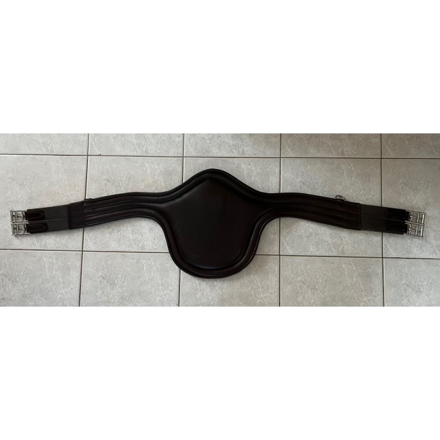 Sangle bavette equitation de la marque italienne EQUIPE  125 cm marron