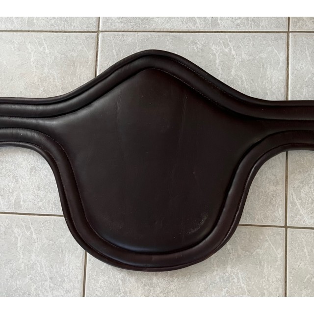 Sangle bavette equitation de la marque italienne EQUIPE  125 cm marron