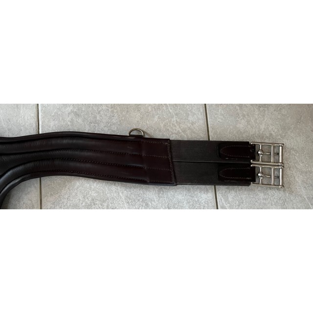 Sangle bavette equitation de la marque italienne EQUIPE  125 cm marron