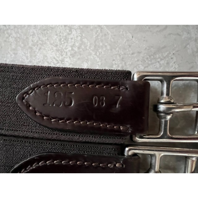 Sangle bavette equitation de la marque italienne EQUIPE  125 cm marron