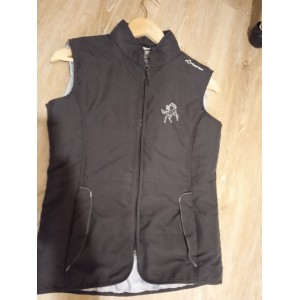 Veste sans manche noir et gris fouganza