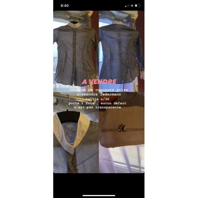 chemise de concours