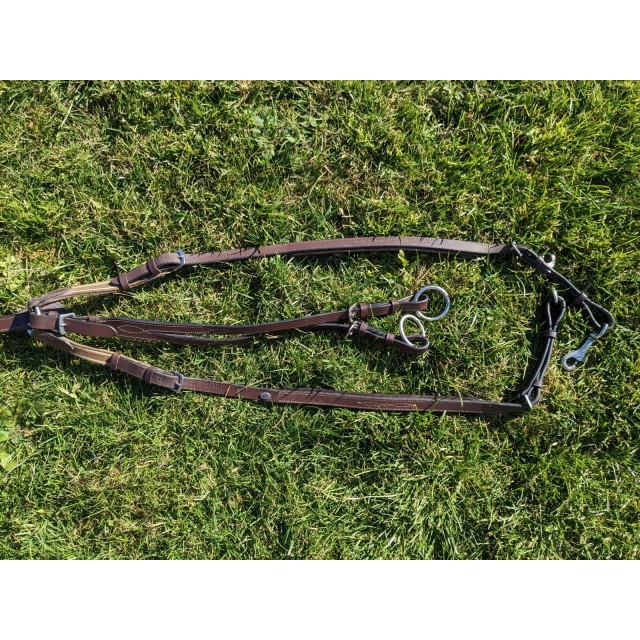 Collier de chasse T Cheval cuir élastiques Lamicell
