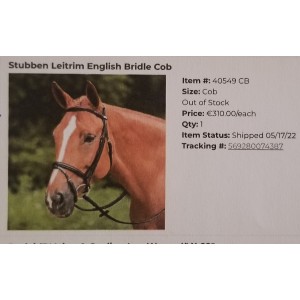 Filet Stubben Leitrim noir PRIX SACRIFIE