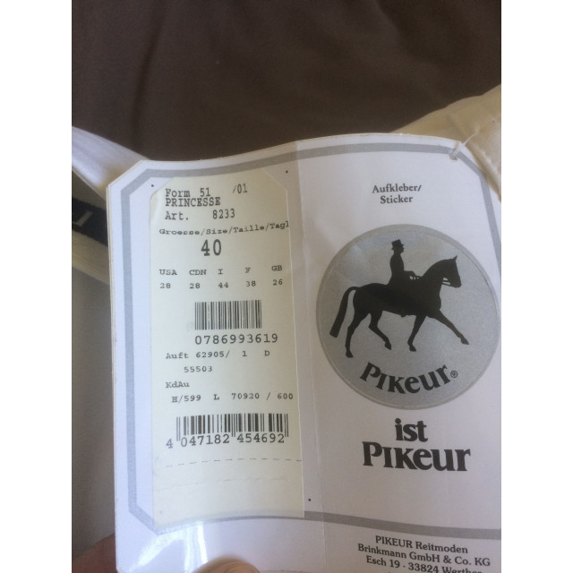 Pantalon blanc pikeur