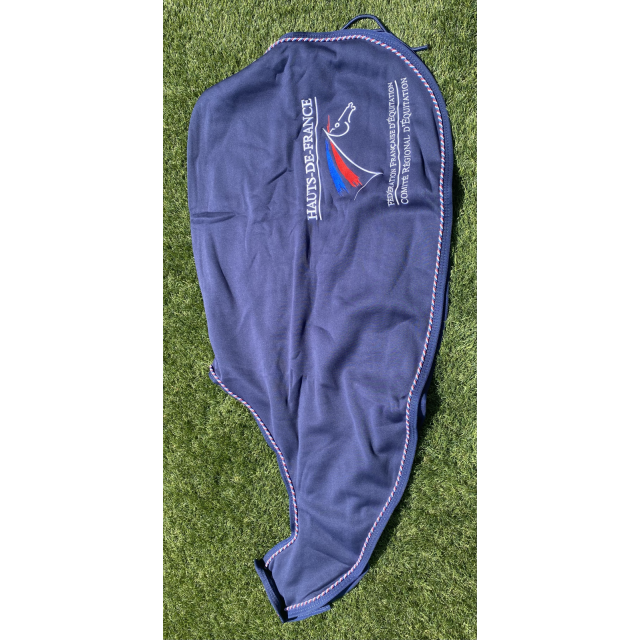 couvre rein polaire bleu marine HAUTS-DE-FRANCE, fédération française d'équitation comité régional d'équitation