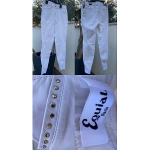 Equial Pantalon Star Blanc mi enfant/mi adulte
