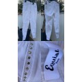 Equial Pantalon Star Blanc mi enfant/mi adulte