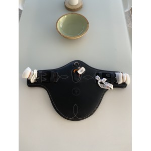 sangle bavette noire 60cm