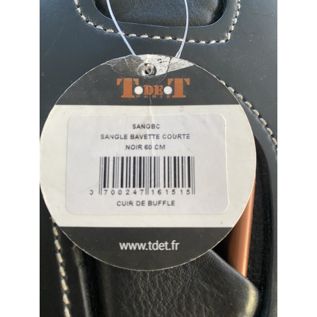 sangle bavette noire 60cm