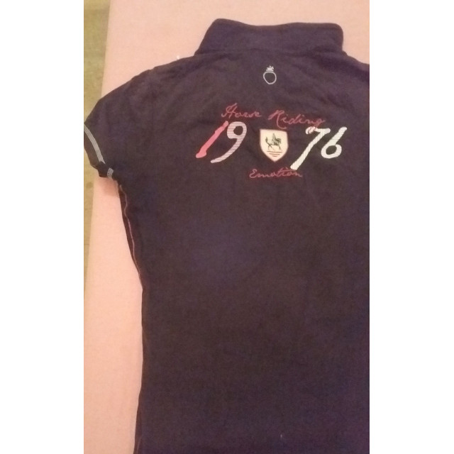 Polo fouganza bleu marine