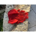 Bonnet rouge taille poney