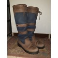 Bottes Dubarry Galway ExtraFit Navy/Brown