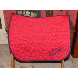 Tapis de selle Fouganza rouge