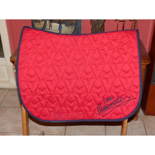 Tapis de selle Fouganza rouge