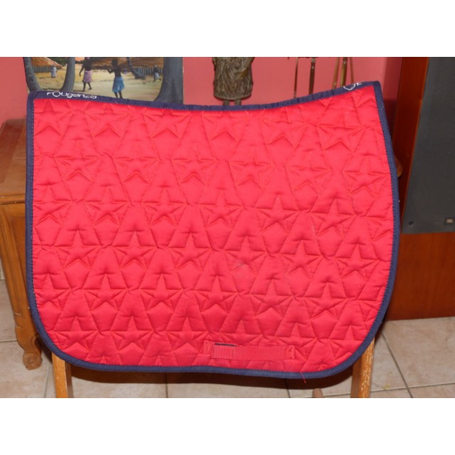 Tapis de selle Fouganza rouge