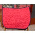 Tapis de selle Fouganza rouge