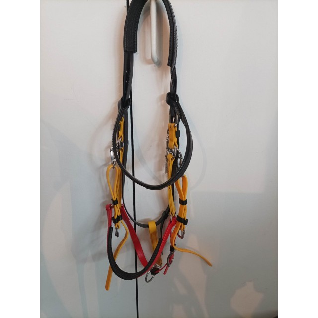 Bridon/licol rando endurance ZILCO noir - jaune - rouge FULL
