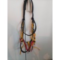 Bridon/licol rando endurance ZILCO noir - jaune - rouge FULL