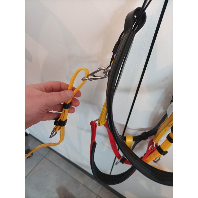Bridon/licol rando endurance ZILCO noir - jaune - rouge FULL