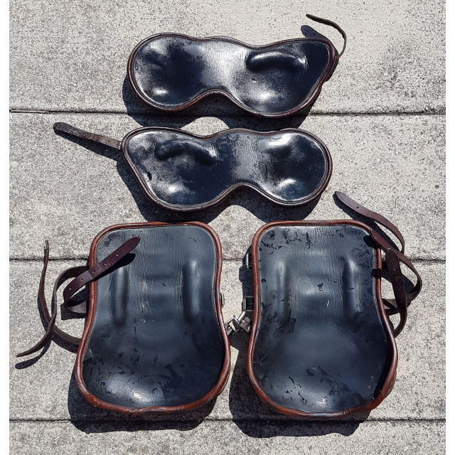 Ensemble guêtres cuir CWD