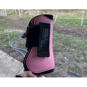 Guetres et protèges boulets rose taille cob.