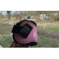 Guetres et protèges boulets rose taille cob.