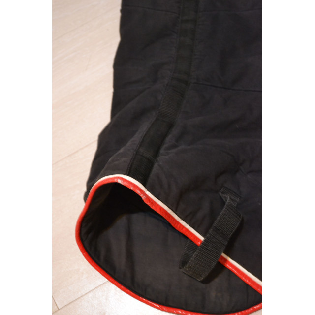 Tapis de selle Rolling Stones fait main noir