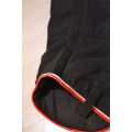 Tapis de selle Rolling Stones fait main noir
