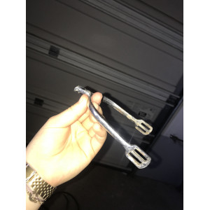 Paire d’éperons bouts carrés