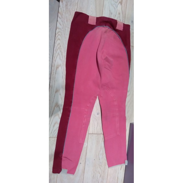 Pantalon equithème rouge rose