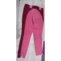 Pantalon equithème rouge rose