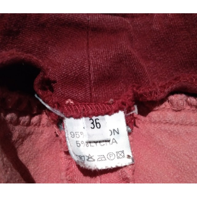 Pantalon equithème rouge rose