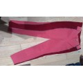 Pantalon equithème rouge rose