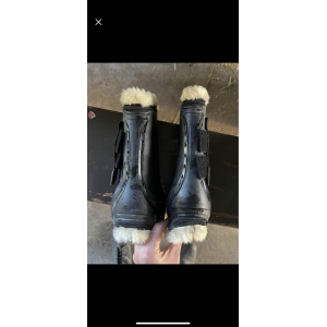 Guêtres noires mouton TdeT