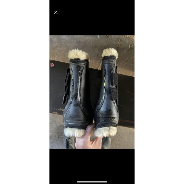 Guêtres noires mouton TdeT