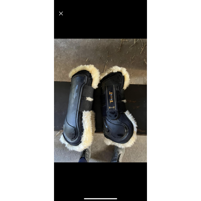 Guêtres noires mouton TdeT