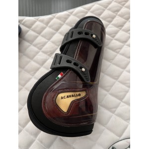 Guêtres-protèges boulets Acavallo marron