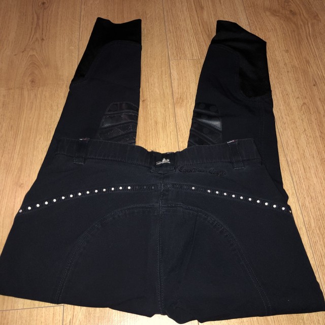 Pantalon Equithème  noir strass