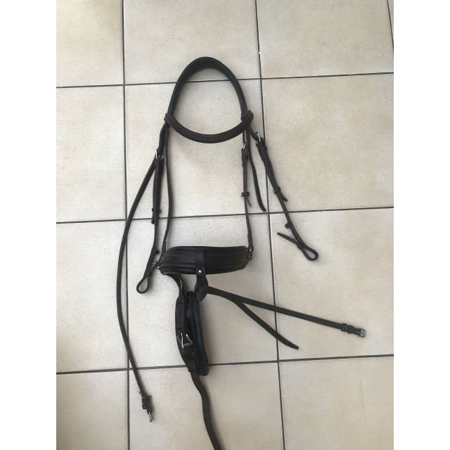 Bridon devoucoux cheval (M) muserolle française