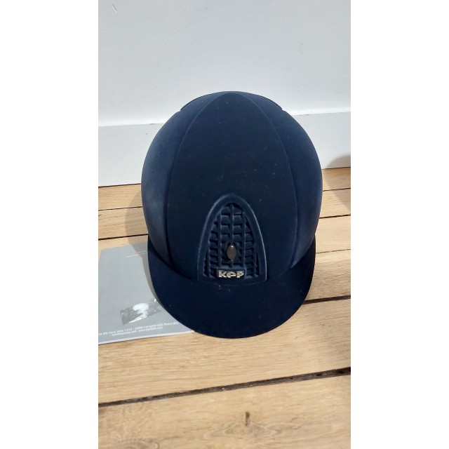Casque neuf KEP Cromo 2.0 full velvet marine + sac transport