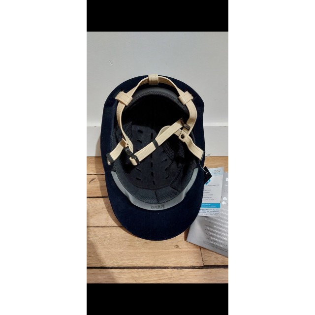 Casque neuf KEP Cromo 2.0 full velvet marine + sac transport