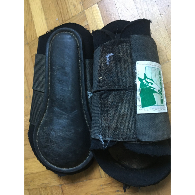 Guetres + protèges boulets noirs taille PONEY