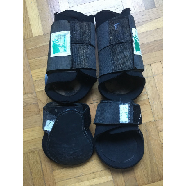 Guetres + protèges boulets noirs taille PONEY