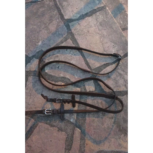 Filet Norton cuir marron + rênes